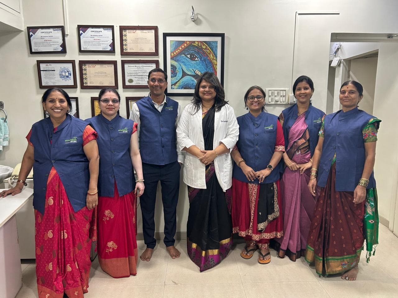 Patient care at Envision Eye Clinic